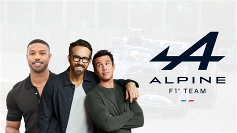 Ryan Reynolds, Michael B. Jordan and Rob McElhenny invest in Alpine F1 team